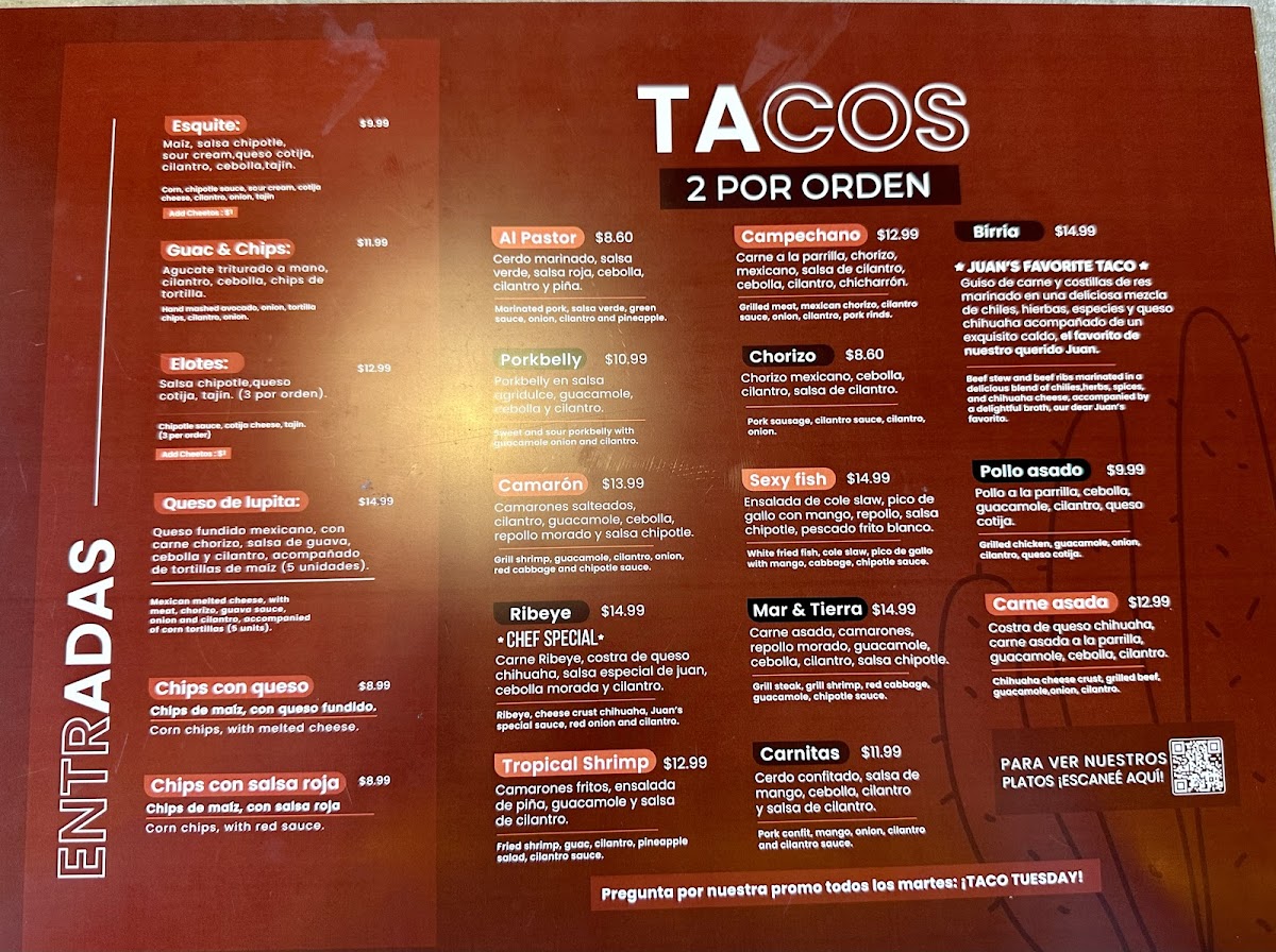 Sr de los Tacos Pembroke Pines Menu - Image 4